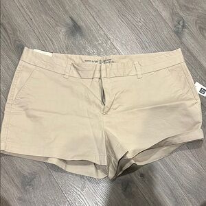 GAP Tan Bermuda Shorts Tailored Cotton Blend